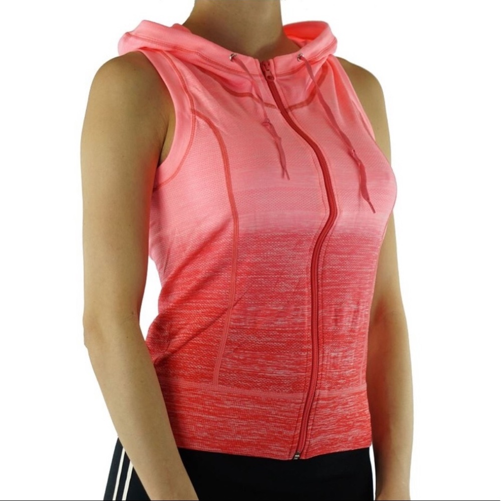 Sleeveless Ombré Hoodie